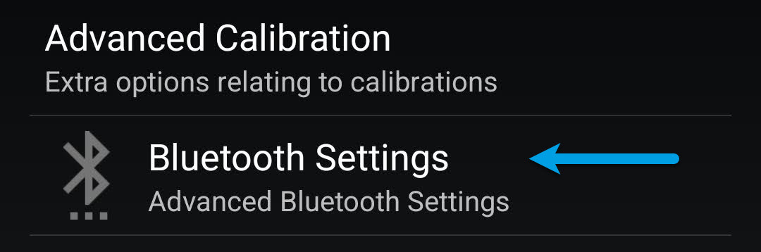Bluetooth Settings